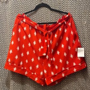 Plus Size High Waisted Shorts